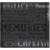 imageMCS MBI 135x125 Inch Embossed Gloss Expressions Scrapbook Album with 12x12 Inch Pages Black Embossed quotMemoriesquot 848121
