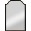 imageMCS Master ampamp Co 24x36 Mirror with Black Woodgrain Solid Wood Frame Arched Wall Hanging Large Mirror for Bathroom Bedroom ampamp LivingroomBlack Wood Grain