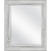 imageMCS Simplicity 215x255 Large Wall Mirror Black ampamp Beveled Detail Mirror Vertical ampamp Horizontal Wall Hanging Mirror for Bathroom Bedroom ampamp LivingroomGray Woodgrain