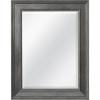 imageMCS Simplicity 215x255 Large Wall Mirror Black ampamp Beveled Detail Mirror Vertical ampamp Horizontal Wall Hanging Mirror for Bathroom Bedroom ampamp LivingroomPewter