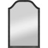 imageMCS Simplicity 215x255 Large Wall Mirror Black ampamp Beveled Detail Mirror Vertical ampamp Horizontal Wall Hanging Mirror for Bathroom Bedroom ampamp LivingroomBlack Wood Grain