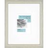 imageMCS Studio Gallery 11x14 Matted to 5x7 Picture Frame Gray Woodgrain Square Photo Frame for Photos Posters ampamp Art Prints 1Pack