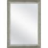 imageMCS Summit Large Wall Mirror Modern Rectangle Mirror Home Decor for Living Room Bedroom or Bathroom 295 by 415 Inch Silver