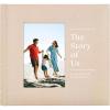 imageMCS The Story of Us Photo Album Holds 200 4x6 Photos with Memo Space Tan Linen Cover Clear SideLoading Pockets  Scrapbook Style Keepsake for Weddings Anniversaries ampamp More  A Thoughtful GiftStory of Us