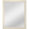 imageMCS Thin Gallery Large Wall Mirror Modern Rectangle Mirror Home Decor for Living Room Bedroom or Bathroom 274 by 334 Inch White WoodgrainNatural Woodgrain