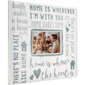imageMCS Expandable 10Page Scrapbook Album with 12 x 12 Inch Pages 135 x 125 Inch Home Sweet Home