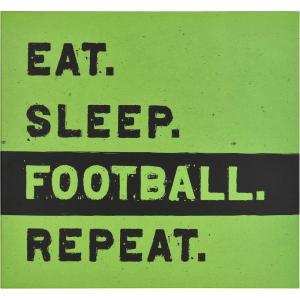 imageMCS Expandable 10Page Sports Scrapbook Album with 12 x 12 Inch Pages 135 x 125 Inch Football