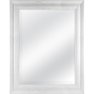 imageMCS Simplicity 215x255 Large Wall Mirror Black ampamp Beveled Detail Mirror Vertical ampamp Horizontal Wall Hanging Mirror for Bathroom Bedroom ampamp LivingroomWhite Wash