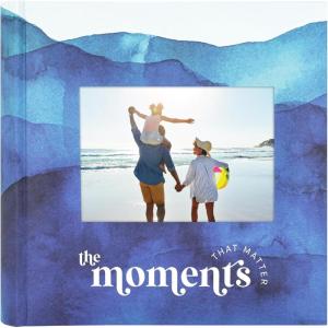 imageMCS The Story of Us Photo Album Holds 200 4x6 Photos with Memo Space Tan Linen Cover Clear SideLoading Pockets  Scrapbook Style Keepsake for Weddings Anniversaries ampamp More  A Thoughtful GiftThe Moments