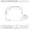imageMCS Micro Rope Front Loaded Wall Mirror 24x36 Tarnished Brass
