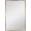 imageMCS Micro Rope Front Loaded Wall Mirror 20x30 Tarnished Brass
