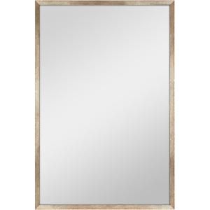 imageMCS Micro Rope Front Loaded Wall Mirror 20x30 Tarnished Brass