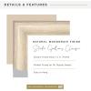 imageMCS Studio Gallery Classic 8x8 Picture Frame Natural Woodgrain Vertical ampamp Horizontal Wall Hanging Large Picture Frame for Photos Posters ampamp Art Prints 1Pack
