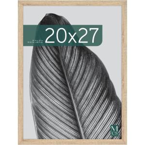imageMCS Studio Gallery 20x27 Poster Frame Natural Woodgrain Vertical ampamp Horizontal Wall Hanging Large Picture Frame for Photos Posters ampamp Art Prints 1Pack