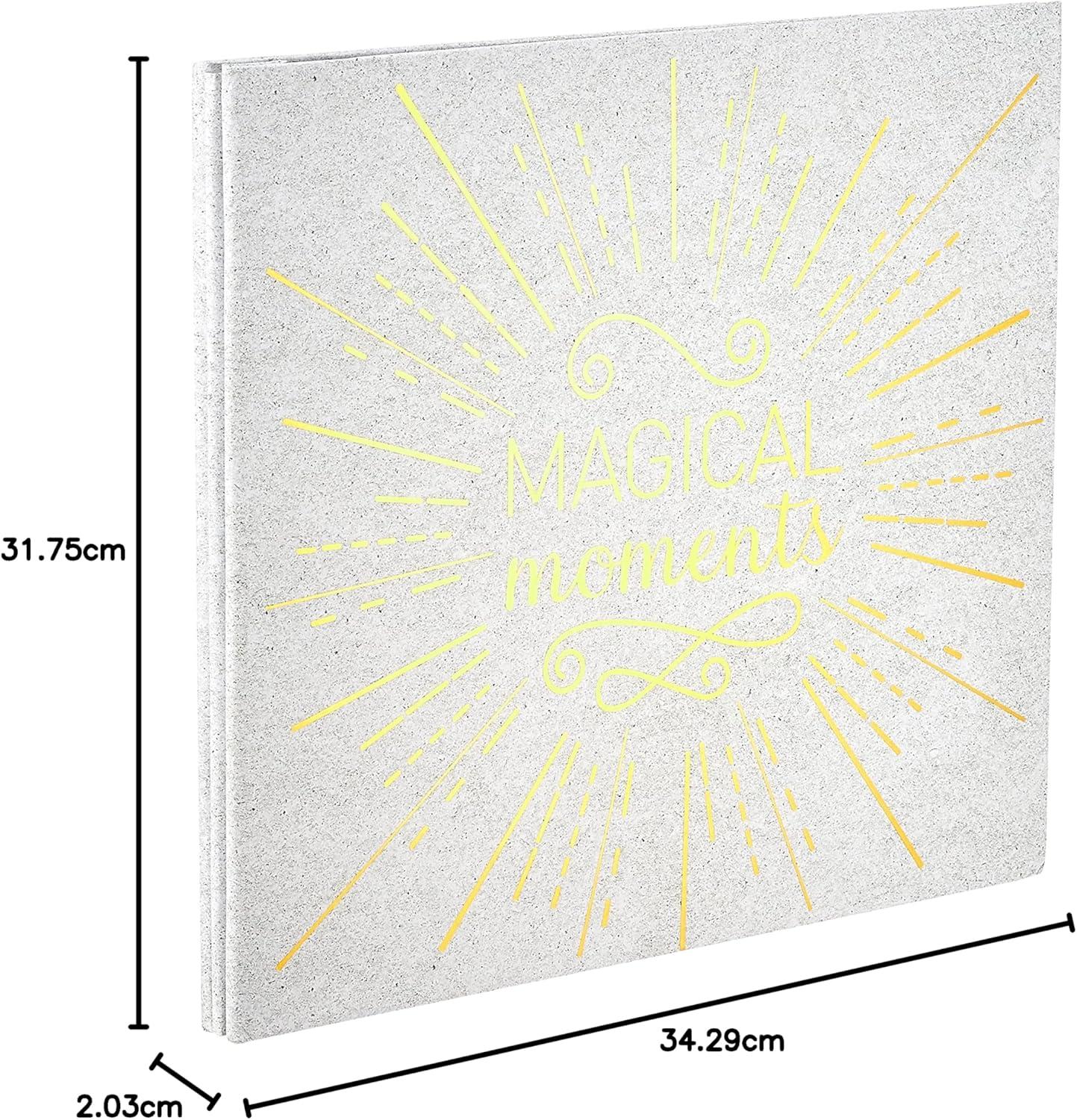 imageMCS Expandable 10Page Scrapbook Album with 12 x 12 Inch Pages 135 x 125 Inch Magical Moments135 x 125 inches 12 x 12 pages