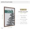 image:imageMCS Studio Gallery 18x24 Poster Frame White Woodgrain Engineered Wood Vertical amp Horizontal Wall Hanging Large Picture Frame for Photos Posters amp Art Prints 1PackWalnut Woodgrain