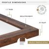 image:imageMCS Studio Gallery 18x24 Poster Frame White Woodgrain Engineered Wood Vertical amp Horizontal Wall Hanging Large Picture Frame for Photos Posters amp Art Prints 1PackWalnut Woodgrain