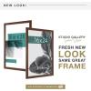 image:imageMCS Studio Gallery 18x24 Poster Frame White Woodgrain Engineered Wood Vertical amp Horizontal Wall Hanging Large Picture Frame for Photos Posters amp Art Prints 1PackWalnut Woodgrain