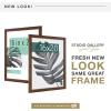image:imageMCS Studio Gallery 18x24 Poster Frame White Woodgrain Engineered Wood Vertical amp Horizontal Wall Hanging Large Picture Frame for Photos Posters amp Art Prints 1PackWalnut Woodgrain
