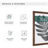 image:imageMCS Studio Gallery 18x24 Poster Frame White Woodgrain Engineered Wood Vertical amp Horizontal Wall Hanging Large Picture Frame for Photos Posters amp Art Prints 1PackWalnut Woodgrain