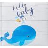 image:imageMCS 200Pocket Baby 4x6 Photo Album with Writing Space 85 x 85 Inches Baby Blue Whale