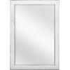 image:imageMCS Simplicity 215x255 Large Wall Mirror Black amp Beveled Detail Mirror Vertical amp Horizontal Wall Hanging Mirror for Bathroom Bedroom amp LivingroomWhite