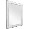 image:imageMCS Simplicity 215x255 Large Wall Mirror Black amp Beveled Detail Mirror Vertical amp Horizontal Wall Hanging Mirror for Bathroom Bedroom amp LivingroomWhite