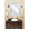 image:imageMCS Simplicity 215x255 Large Wall Mirror Black amp Beveled Detail Mirror Vertical amp Horizontal Wall Hanging Mirror for Bathroom Bedroom amp LivingroomWhite