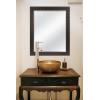 image:imageMCS Simplicity 215x255 Large Wall Mirror Black amp Beveled Detail Mirror Vertical amp Horizontal Wall Hanging Mirror for Bathroom Bedroom amp LivingroomBronze