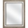 image:imageMCS Simplicity 215x255 Large Wall Mirror Black amp Beveled Detail Mirror Vertical amp Horizontal Wall Hanging Mirror for Bathroom Bedroom amp LivingroomWhite Wash