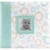 image:imageMCS Expandable 10Page Baby Scrapbook Album with Photo Opening Cover and 12 x 12 Inch Pages 135 x 125 Inch Baby Green Circles