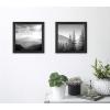 image:imageMCS Studio Gallery 12x12 Picture Frame Black Woodgrain Wall Hanging amp Easel for Tabletop Display Square Photo Frame for Photos Posters amp Art Prints 2Pack
