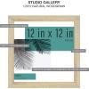 image:imageMCS Studio Gallery 12x12 Picture Natural Woodgrain Wall Hanging amp Easel for Tabletop Display Square Photo Frame for Photos Posters amp Art Prints 2Pack