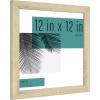 image:imageMCS Studio Gallery 12x12 Picture Natural Woodgrain Wall Hanging amp Easel for Tabletop Display Square Photo Frame for Photos Posters amp Art Prints 2Pack