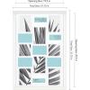 image:imageMCS Studio Gallery 20x30 Collage Picture Frame White Woodgrain Rectangle Photo Frame for 15 Photos 2Pack