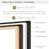 image:imageMCS Gallery Wooden Picture Frame for Canvas Art Boards Photos and more Black 10x10 Inch