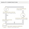 image:imageMCS Gallery Wooden Picture Frame for Canvas Art Boards Photos and more Black 10x10 Inch