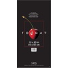image:imageMCS Format Frame FrontLoading Matted Picture Frame 8 x 10 matted to 35 x5 BlackBlack