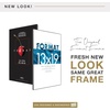image:imageMCS Format Frame FrontLoading Matted Picture Frame 8 x 10 matted to 35 x5 BlackBlack