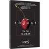 image:imageMCS Format Frame FrontLoading Matted Picture Frame 8 x 10 matted to 35 x5 BlackBlack