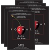 image:imageMCS Format Frame FrontLoading Matted Picture Frame 8 x 10 matted to 35 x5 BlackBlack