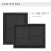 image:imageMCS Format Frame FrontLoading Matted Picture Frame 8 x 10 matted to 35 x5 BlackBlack