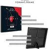 image:imageMCS Format Frame FrontLoading Matted Picture Frame 8 x 10 matted to 35 x5 BlackBlack