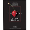 image:imageMCS Format Frame FrontLoading Matted Picture Frame 8 x 10 matted to 35 x5 BlackBlack