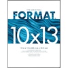 image:imageMCS Format Frame FrontLoading Matted Picture Frame 8 x 10 matted to 35 x5 BlackBlack