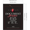 image:imageMCS Format Frame FrontLoading Matted Picture Frame 8 x 10 matted to 35 x5 BlackBlack