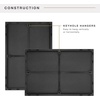 image:imageMCS Format Frame FrontLoading Matted Picture Frame 8 x 10 matted to 35 x5 BlackBlack