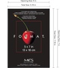 image:imageMCS Format Frame FrontLoading Matted Picture Frame 8 x 10 matted to 35 x5 BlackBlack