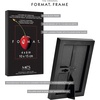 image:imageMCS Format Frame FrontLoading Matted Picture Frame 8 x 10 matted to 35 x5 BlackBlack