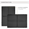 image:imageMCS Format Frame FrontLoading Matted Picture Frame 8 x 10 matted to 35 x5 BlackBlack